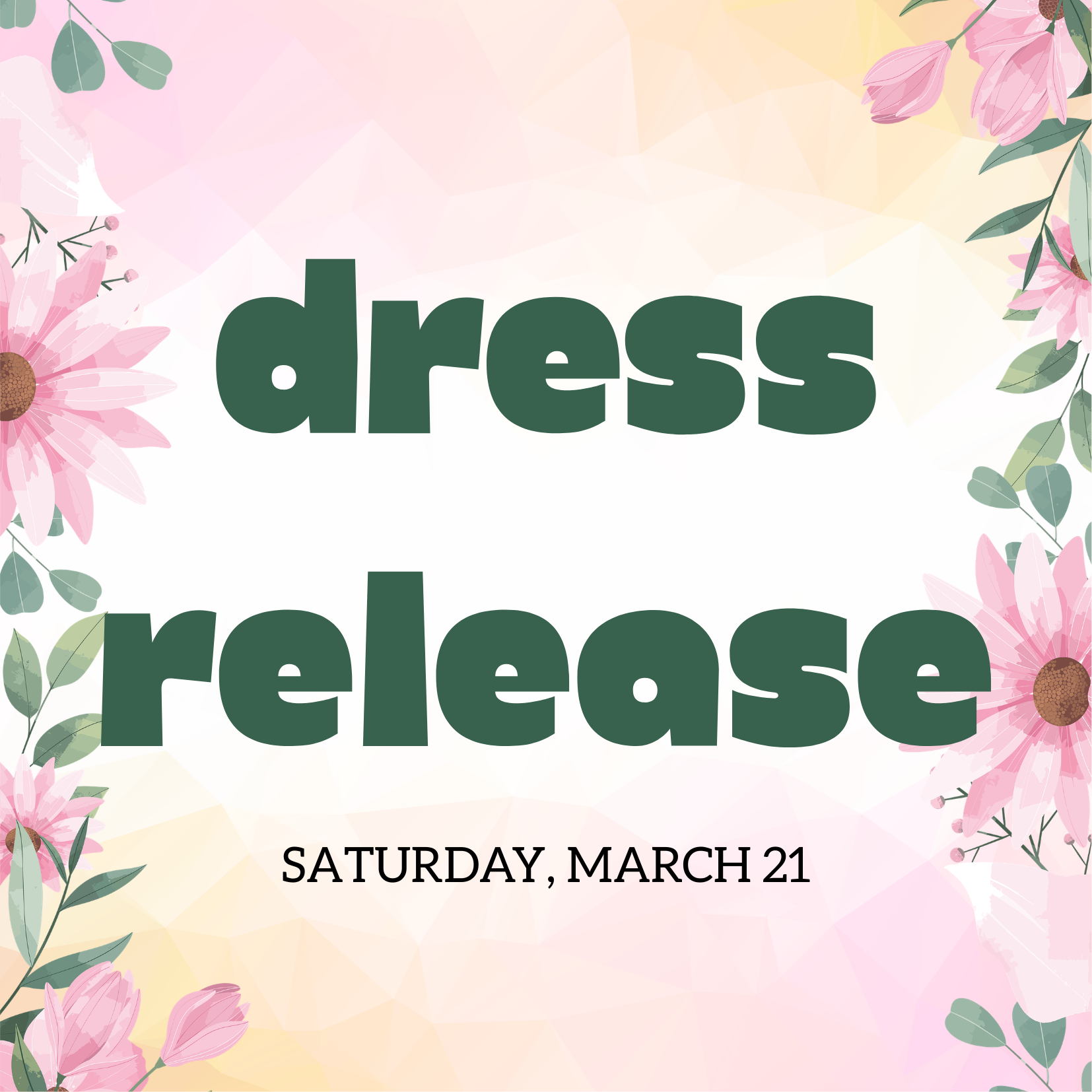 Spring Dress Release!
